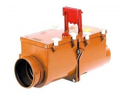 Затвор канализационный безнапорный 2камер с фиксатором,2люк 110 мм HL 710,2
