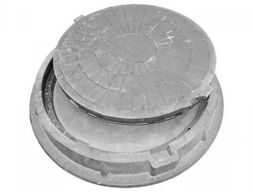 Люк полимерный круглый серый 30кН 110мм до 3,0 тонн на 1м.кв
