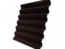 Профнастил С21 RAL 8017 шоколадно-коричневый Metallic 0,5 мм Quarzit Grand Line