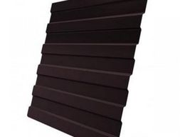 Профнастил С8 RAL 8017 шоколадно-коричневый Metallic 0,5 мм Quarzit Grand Line